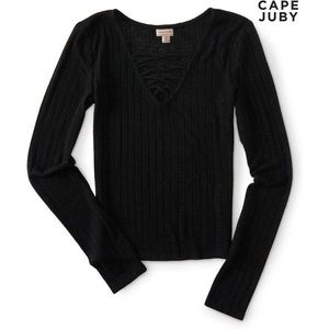 Aeropostle (cape juby) black sweater.